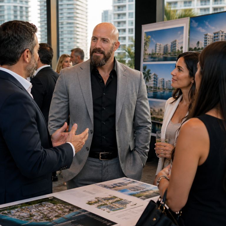 Michael Ligon strategic capital investor networking with real estate professionals