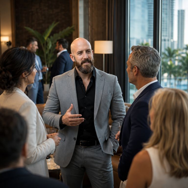 Michael Ligon strategic capital investor speaking with business owners