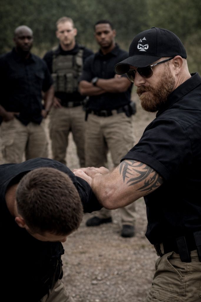 Michael Ligon training Filipino martial arts and hand to hand combat