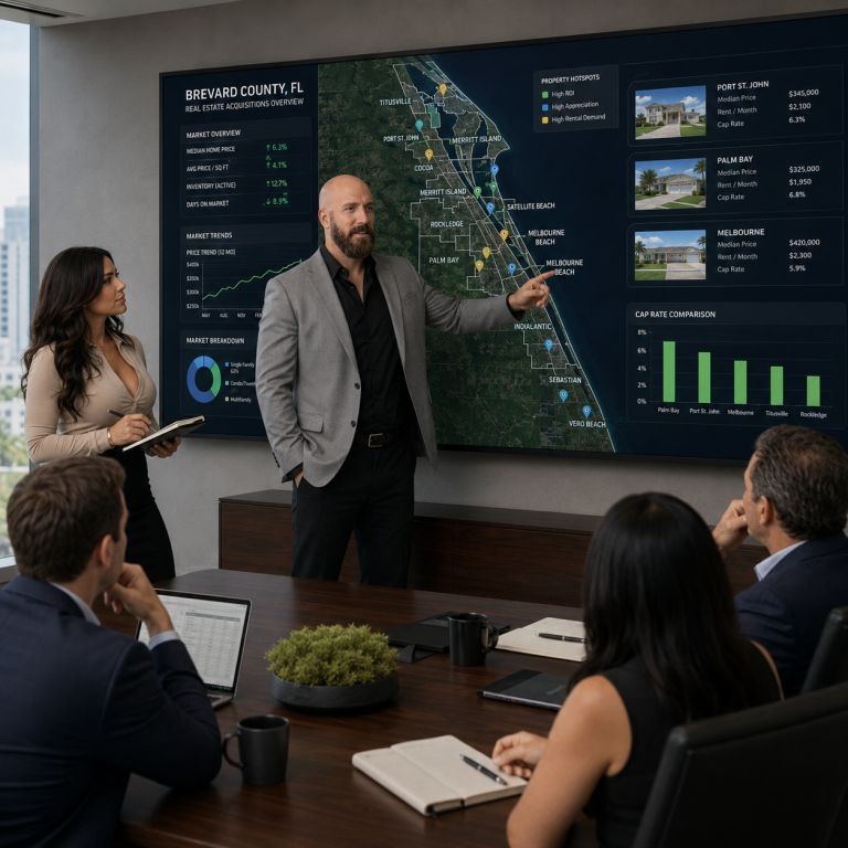 Michael Ligon evaluating Brevard County properties for strategic real estate investment review